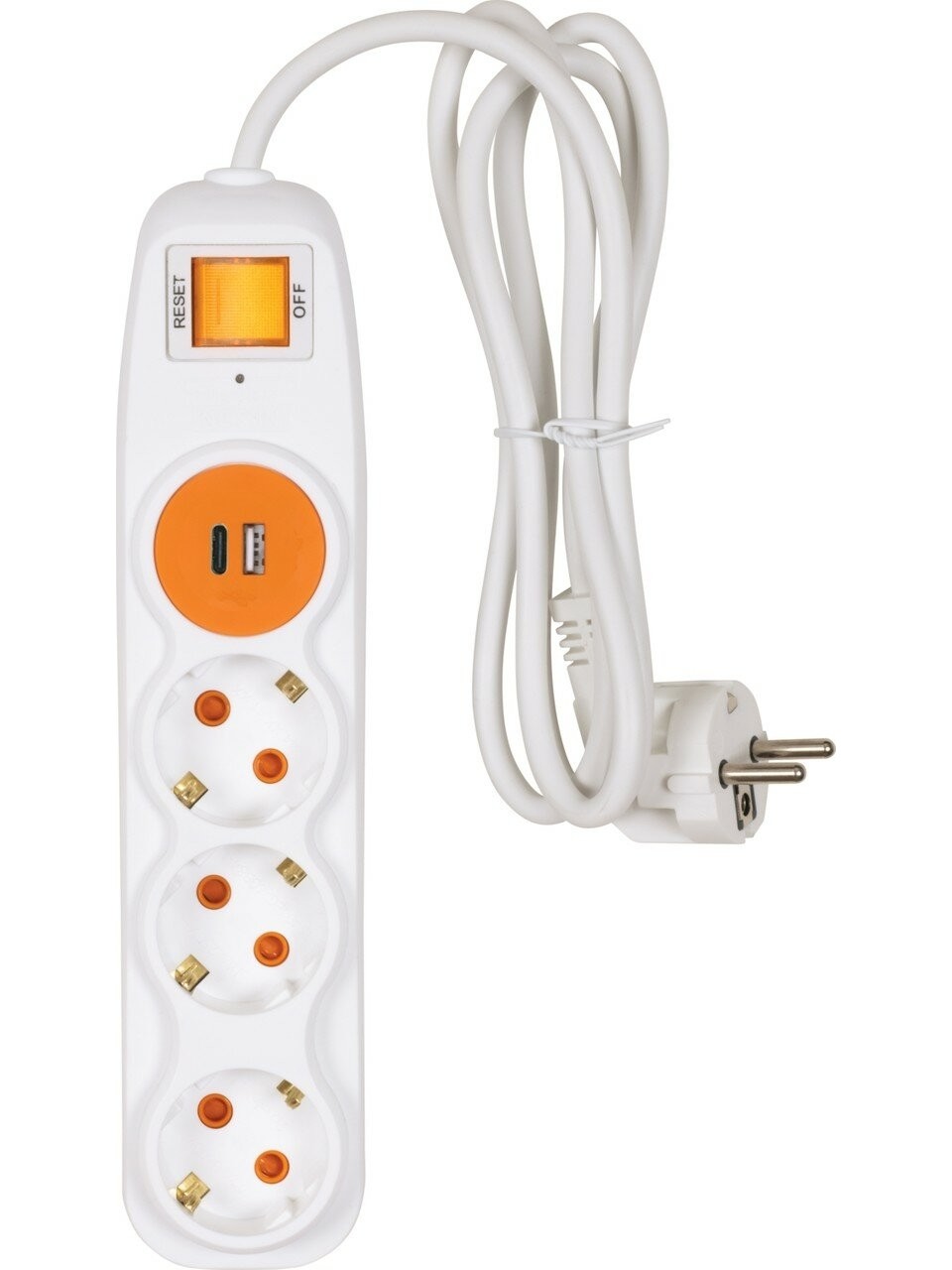 AKIM KORUMALI BEYAZ ��L� �OCUK KORUMALI ANAHTARLI TOPRAKLI GRUP PR�Z 1,5MT (U+C)